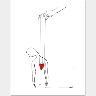 Heart strings Posters and Art